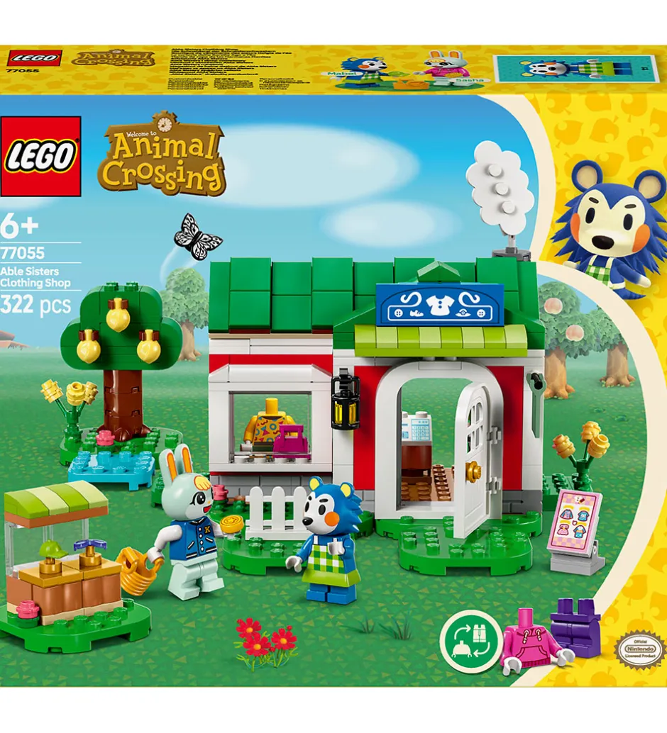 Animal Crossing - Tøjbutikken Able Sis... 77055 - 322 Dele>LEGO® Outlet
