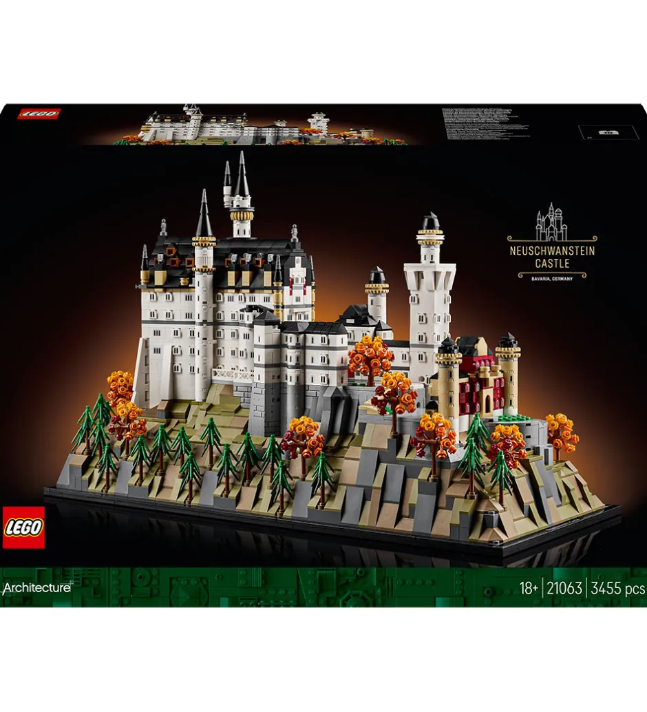 Architecture - Neuschwanstein Slot 21063 - 3455 Dele>LEGO® New