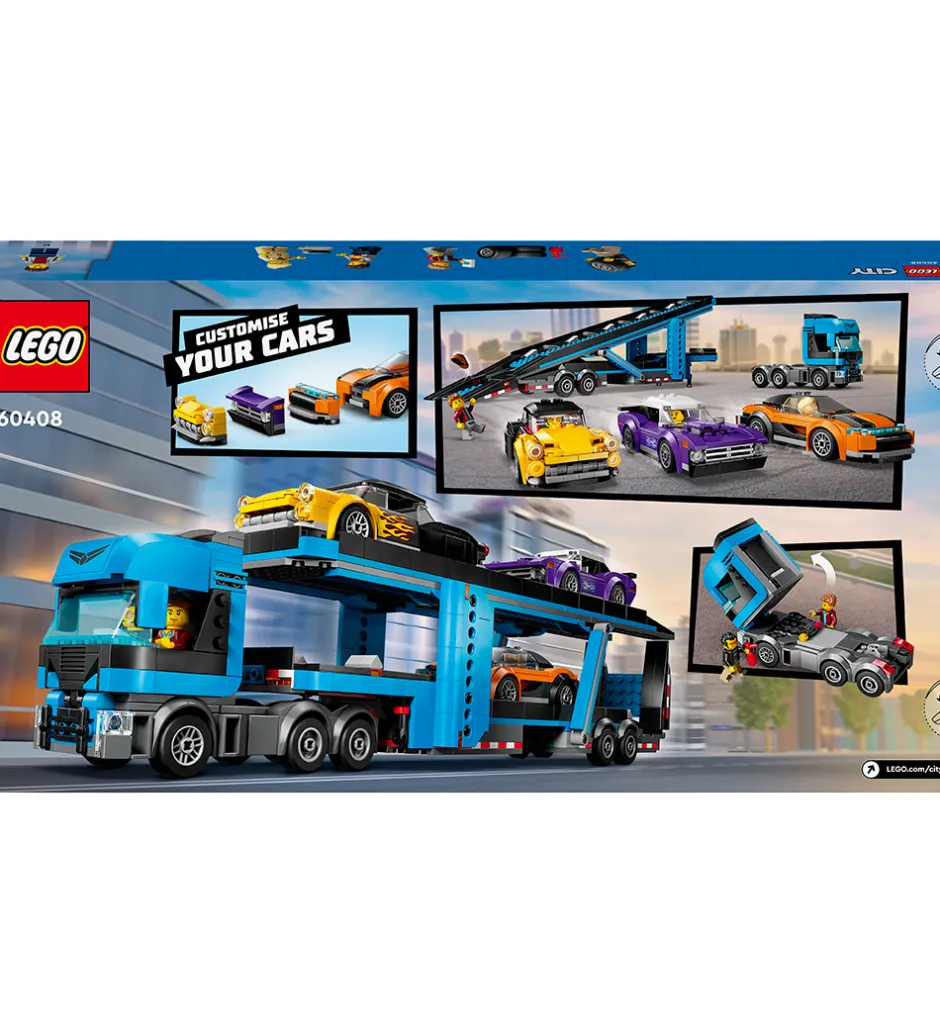 City - Biltransport Med Sportsvogne 60408 - 998 Dele>LEGO® Online