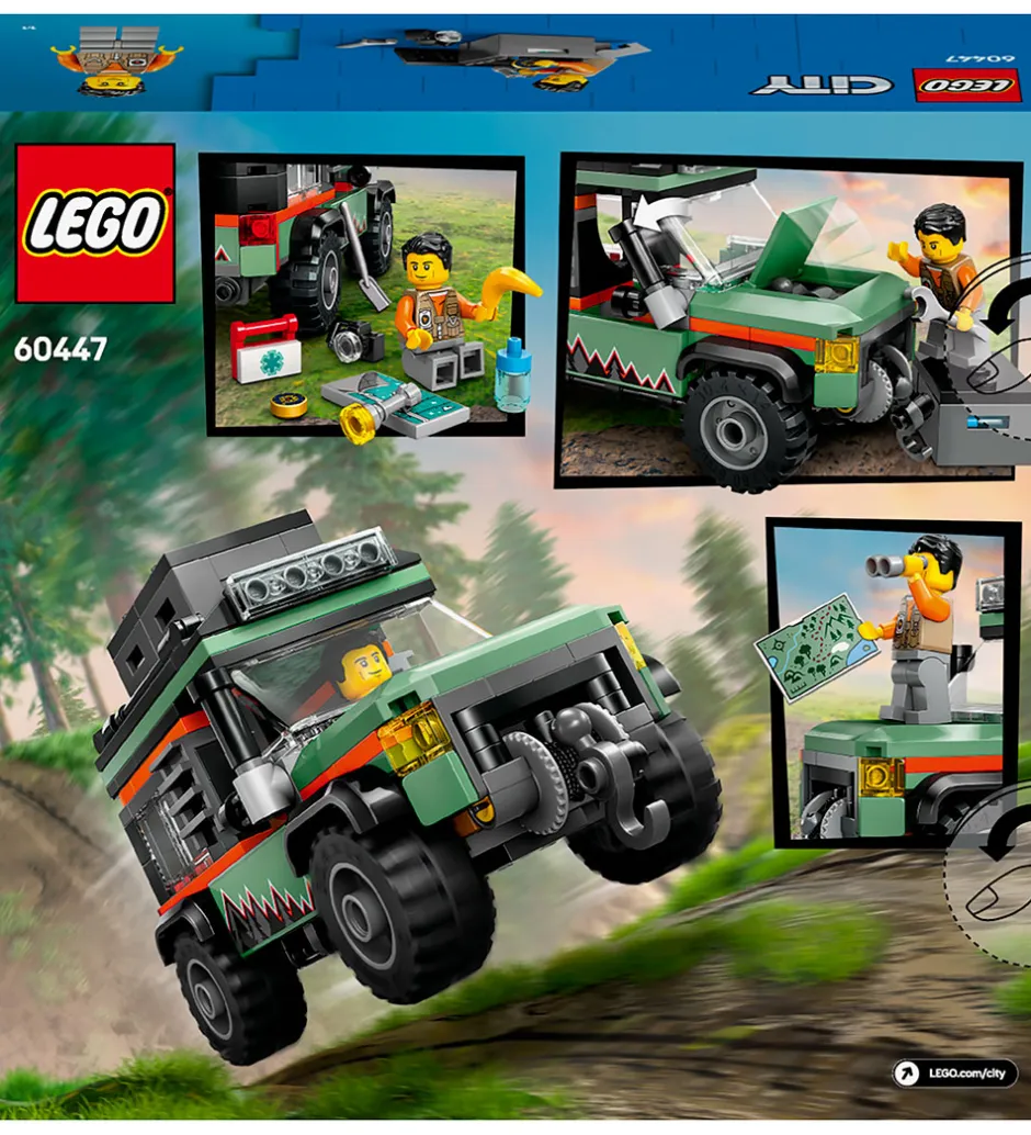 City - Firhjulstrukket Bjerg-Offroader 60447 - 221 Dele>LEGO® Sale