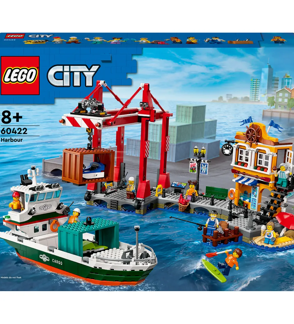 City - Havnefront med Fragtskib 60422 - 1226 Dele>LEGO® New