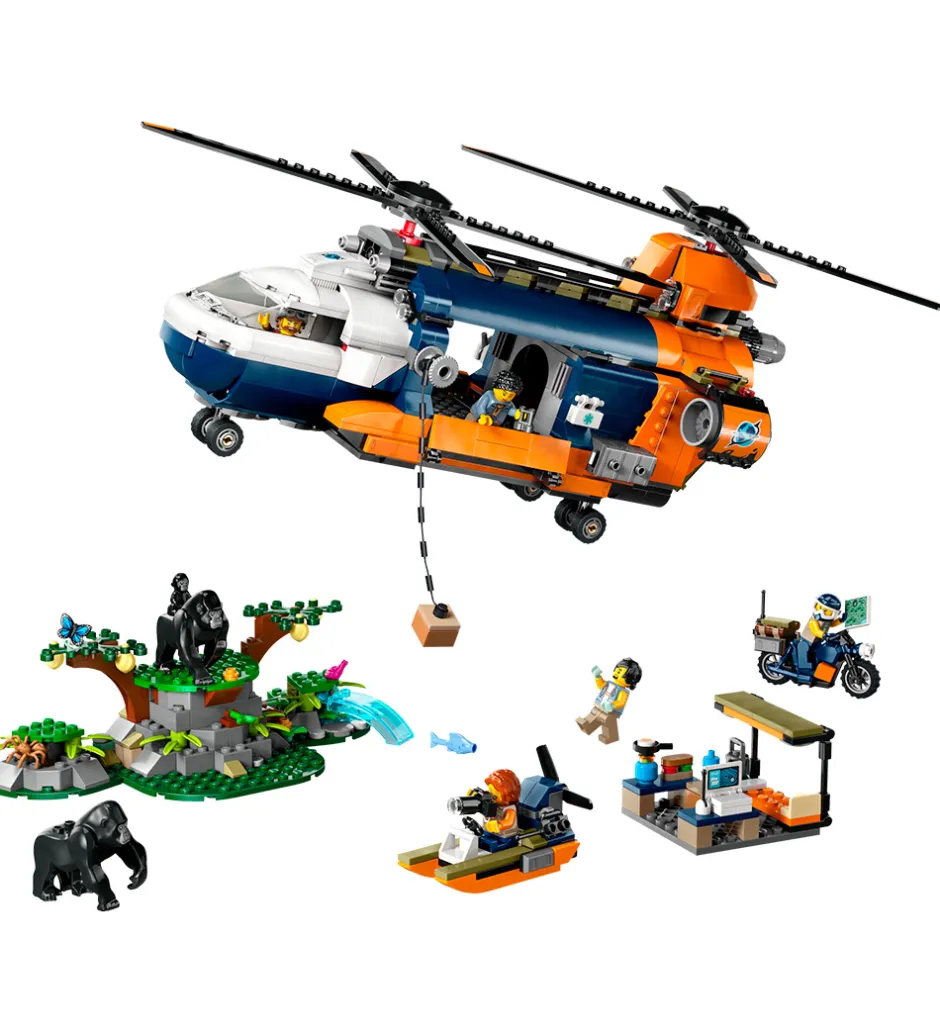 City - Jungleeventyr - Helikopter Og E... 60437 - 881 Dele>LEGO® Discount