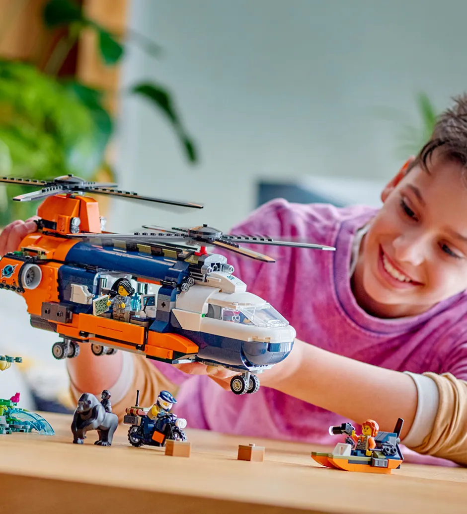 City - Jungleeventyr - Helikopter Og E... 60437 - 881 Dele>LEGO® Discount