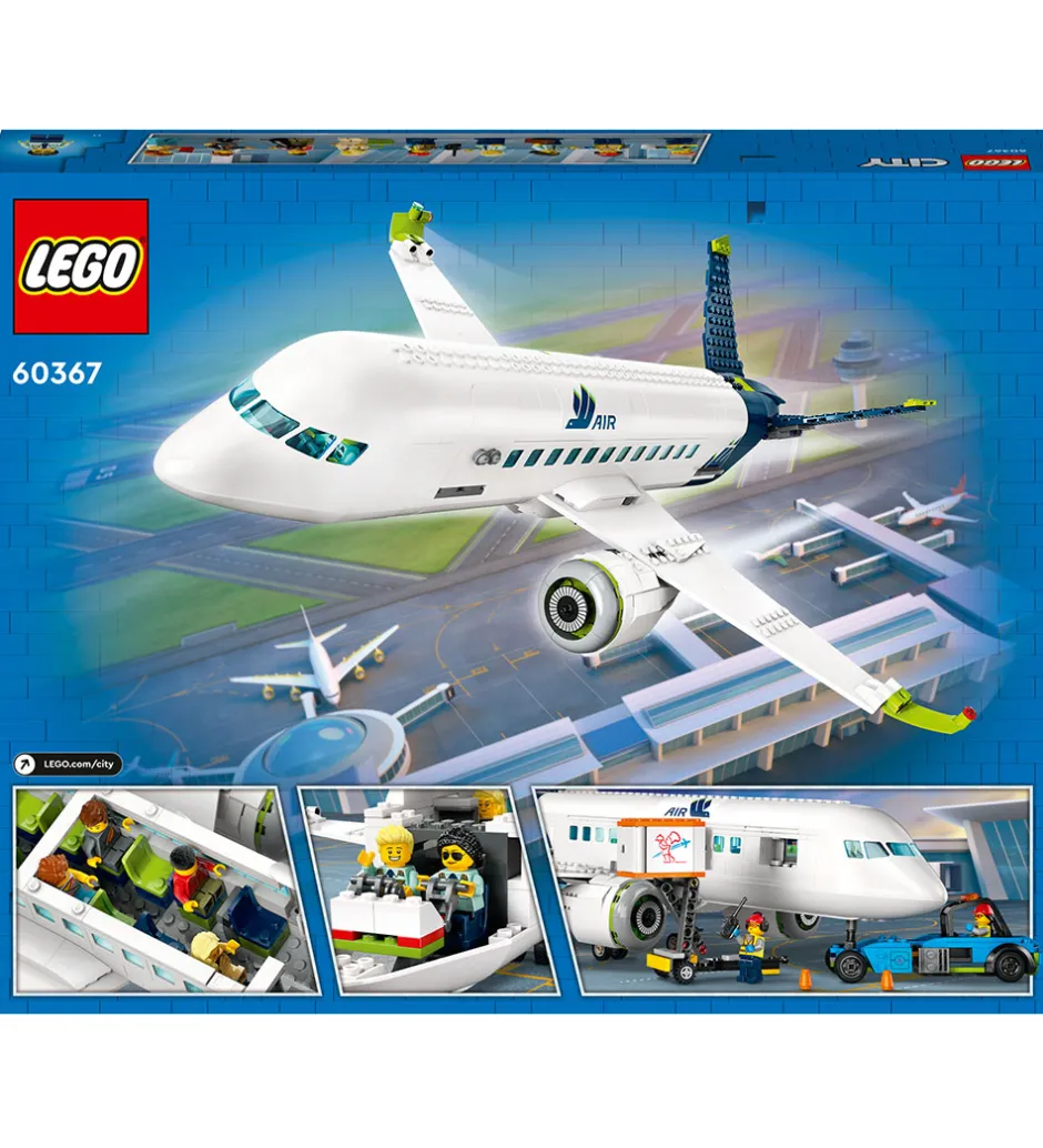 City - Passagerfly 60367 - 913 Dele>LEGO® New