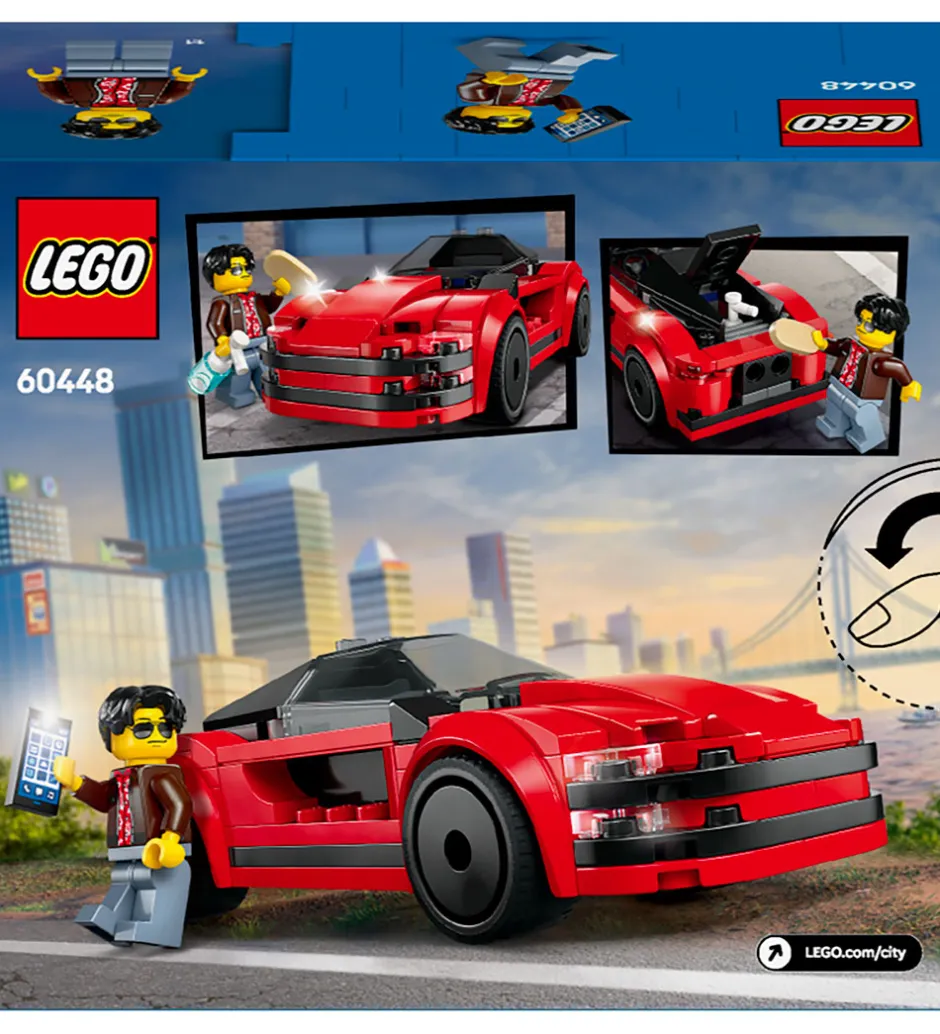 City - Rød Sportsvogn 60448 - 109 Dele>LEGO® Best