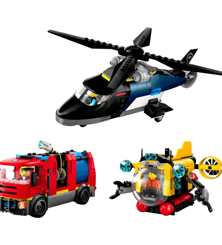 City - Remix - Helikopter, Brandbil Og... 60462 - 874 Dele>LEGO® Hot