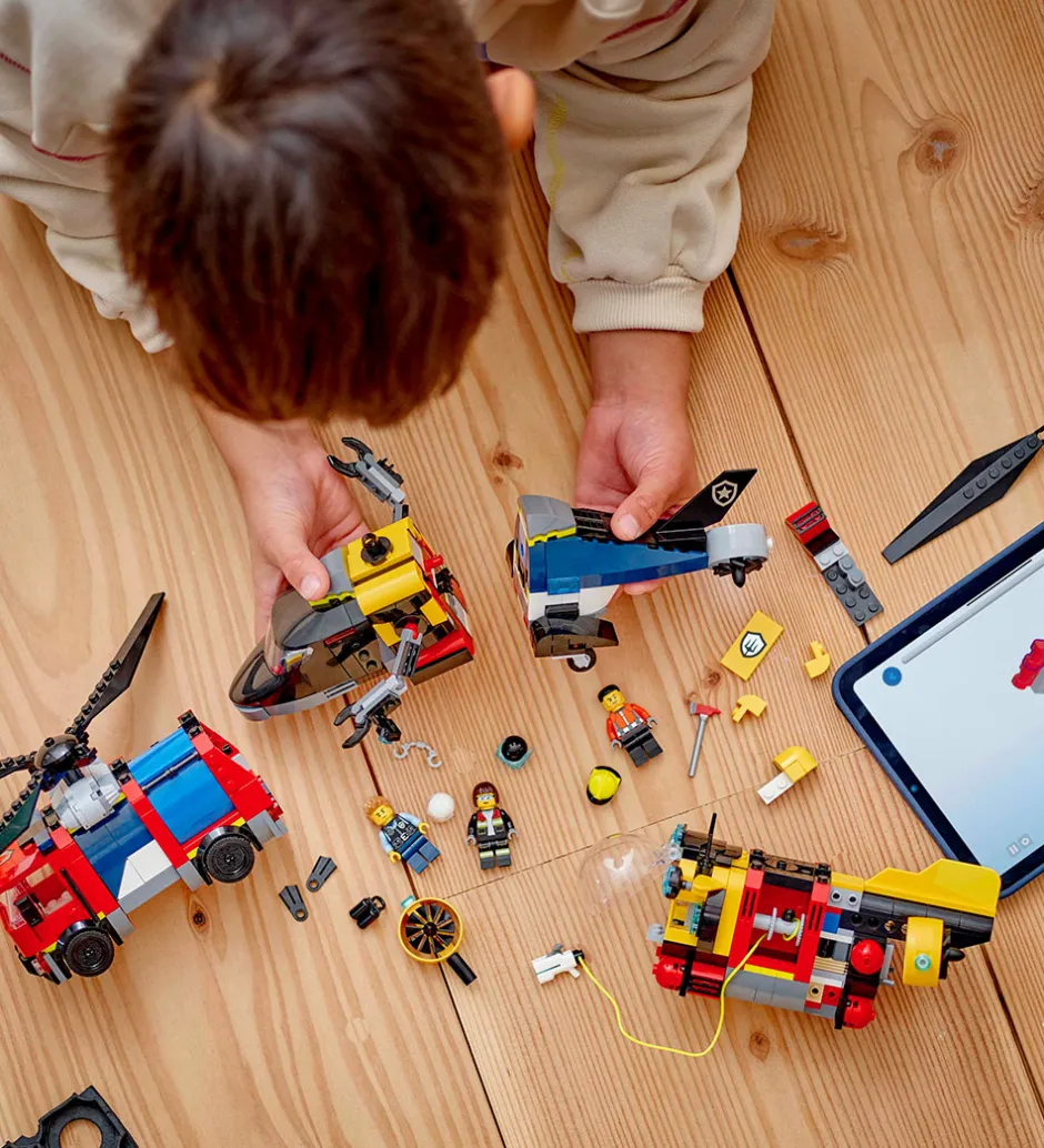 City - Remix - Helikopter, Brandbil Og... 60462 - 874 Dele>LEGO® Hot