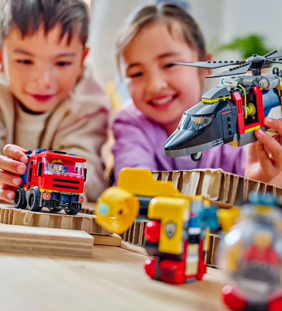 City - Remix - Helikopter, Brandbil Og... 60462 - 874 Dele>LEGO® Hot
