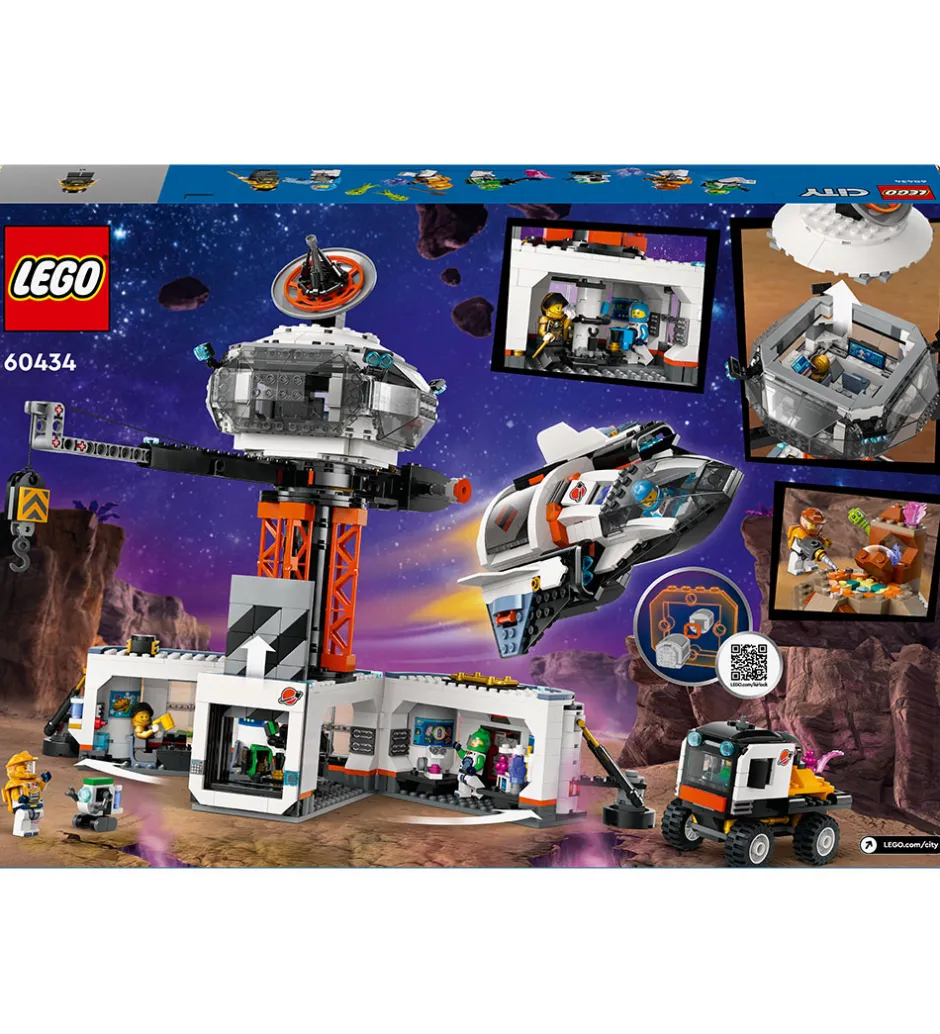 City - Rumbase Og Raketaffyringsrampe 60434 - 1422 Dele>LEGO® New