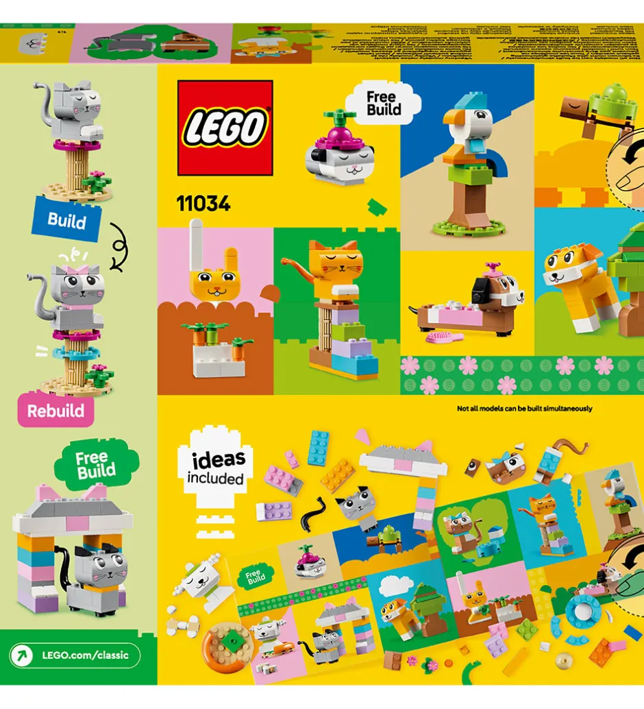 Classic - Kreative Kæledyr 11034 - 450 Dele>LEGO® Clearance