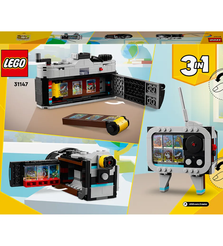 Creator - Retro-kamera - 31147 - 3-i-1 - 261 Dele>LEGO® Discount
