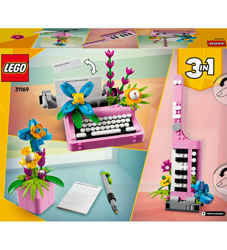 Creator - Skrivemaskine med Bl... 31169 - 3-i-1 - 363 Dele>LEGO® Clearance
