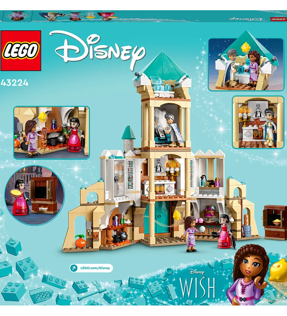 Disney - Ønsket - Kong Magnificos Slot - 43224 - 613 Dele>LEGO® Clearance
