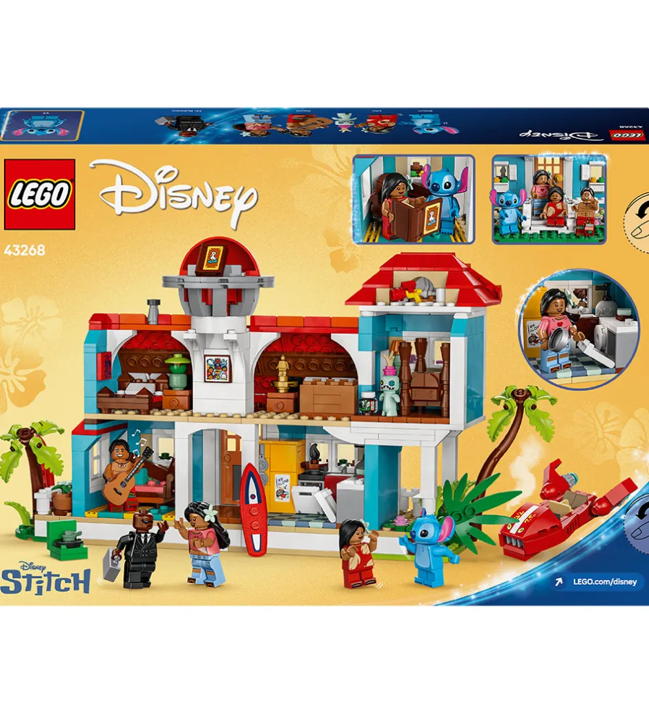 Disney - Strandhuset fra Lilo og Stitch 43268 - 834 Dele>LEGO® Sale