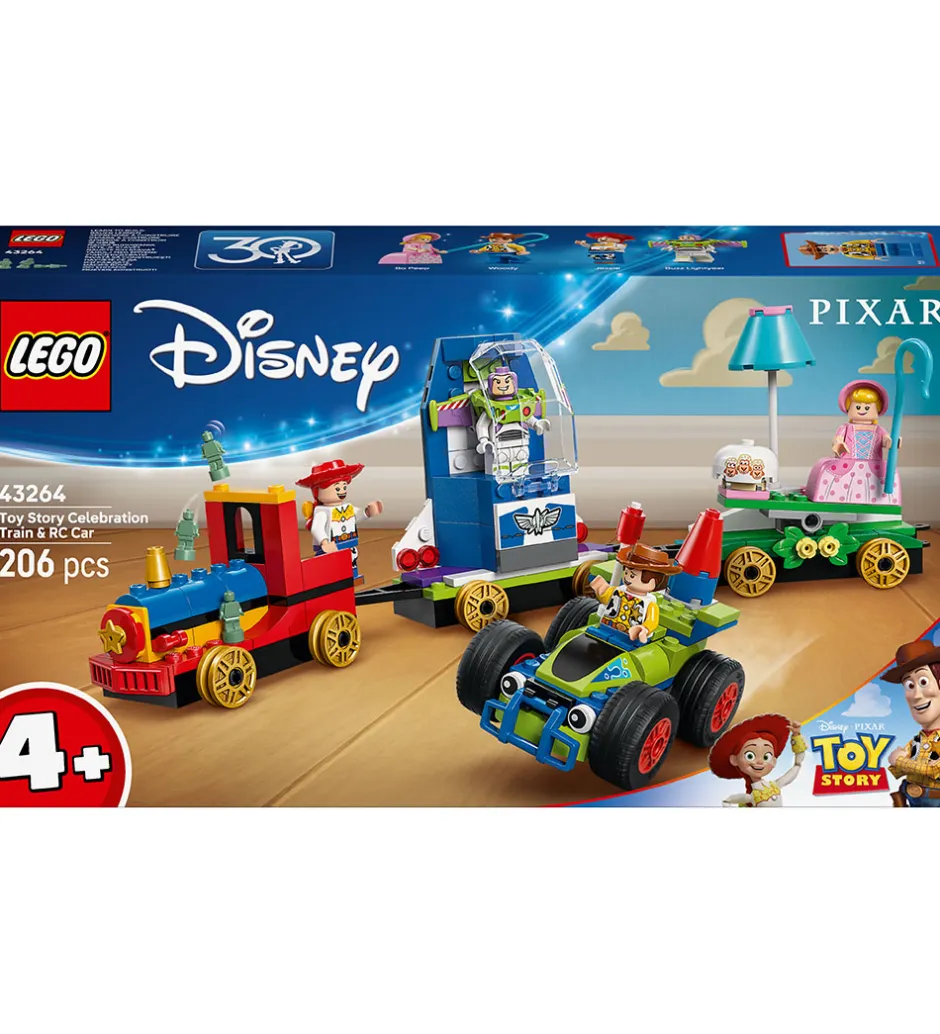 Disney - Toy Story-fejring: Tog og fje... 43264 - 206 Dele>LEGO® Best