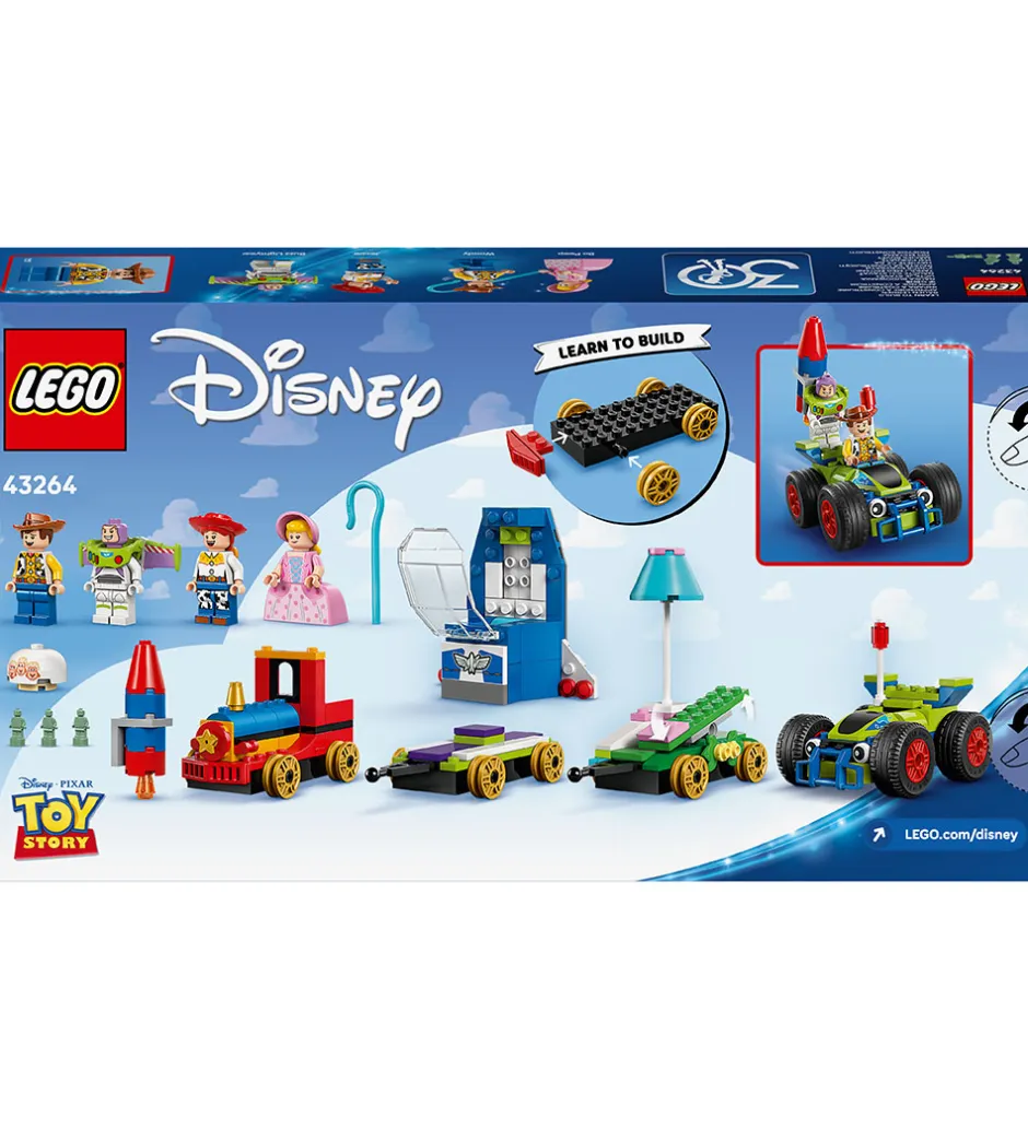 Disney - Toy Story-fejring: Tog og fje... 43264 - 206 Dele>LEGO® Best