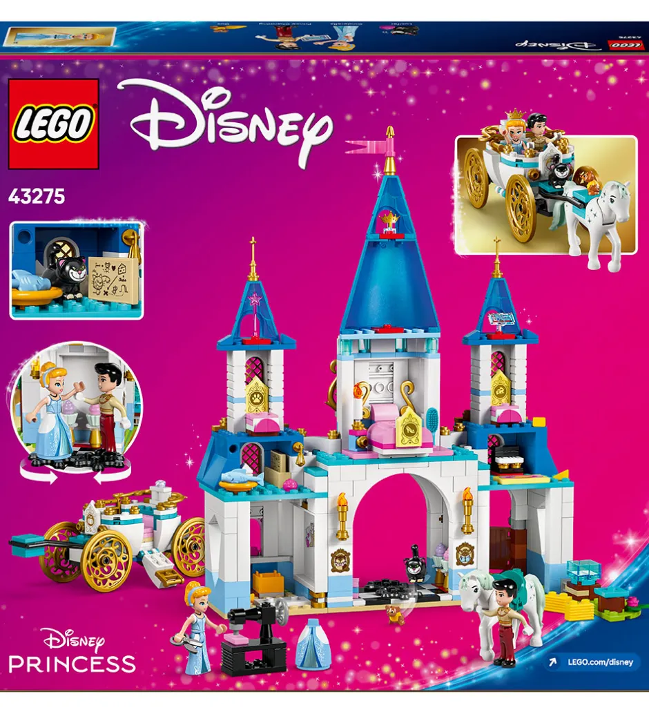 Disney Princess - Askepots Slot og Karet 43275 - 596 Dele>LEGO® Outlet