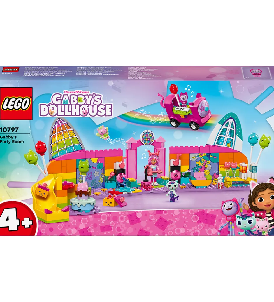 Gabby's Dollhouse - Gabbys Partyrum 10797 - 252 Dele>LEGO® Clearance