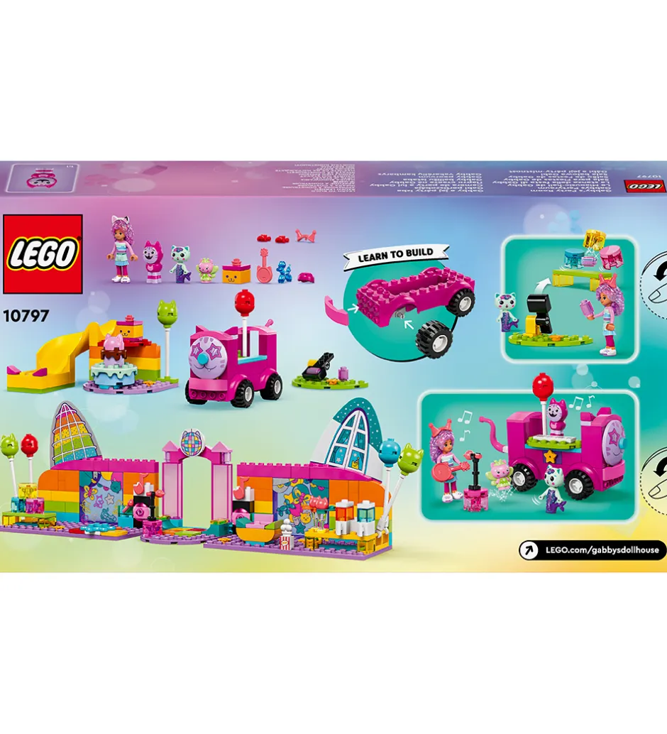 Gabby's Dollhouse - Gabbys Partyrum 10797 - 252 Dele>LEGO® Clearance