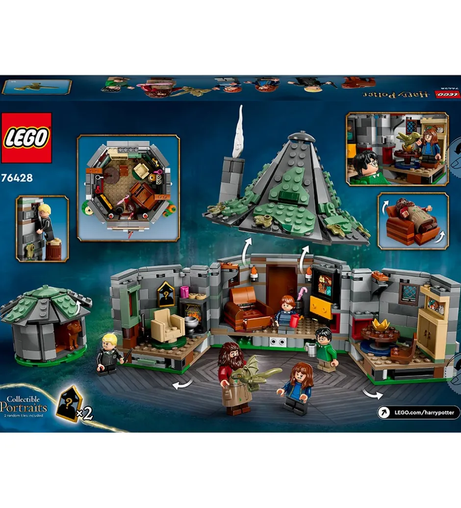 Harry Potter - Hagrids Hytte: Et Uvent... 76428 - 896 Dele>LEGO®