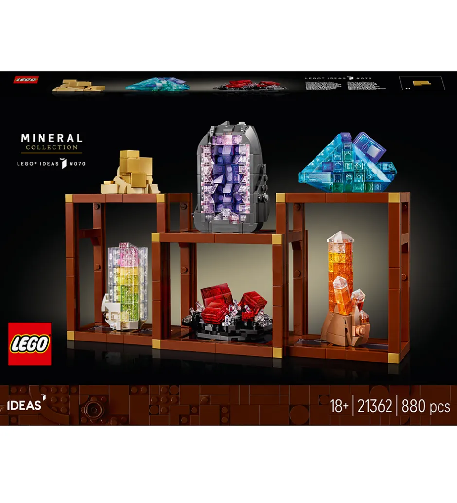 Ideas - Mineralsamling 21362 - 880 Dele>LEGO® Hot