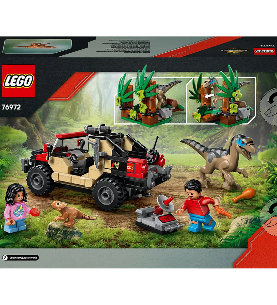 Jurassic World - Flugt fra Raptor 76972 - 285 Dele>LEGO® Clearance