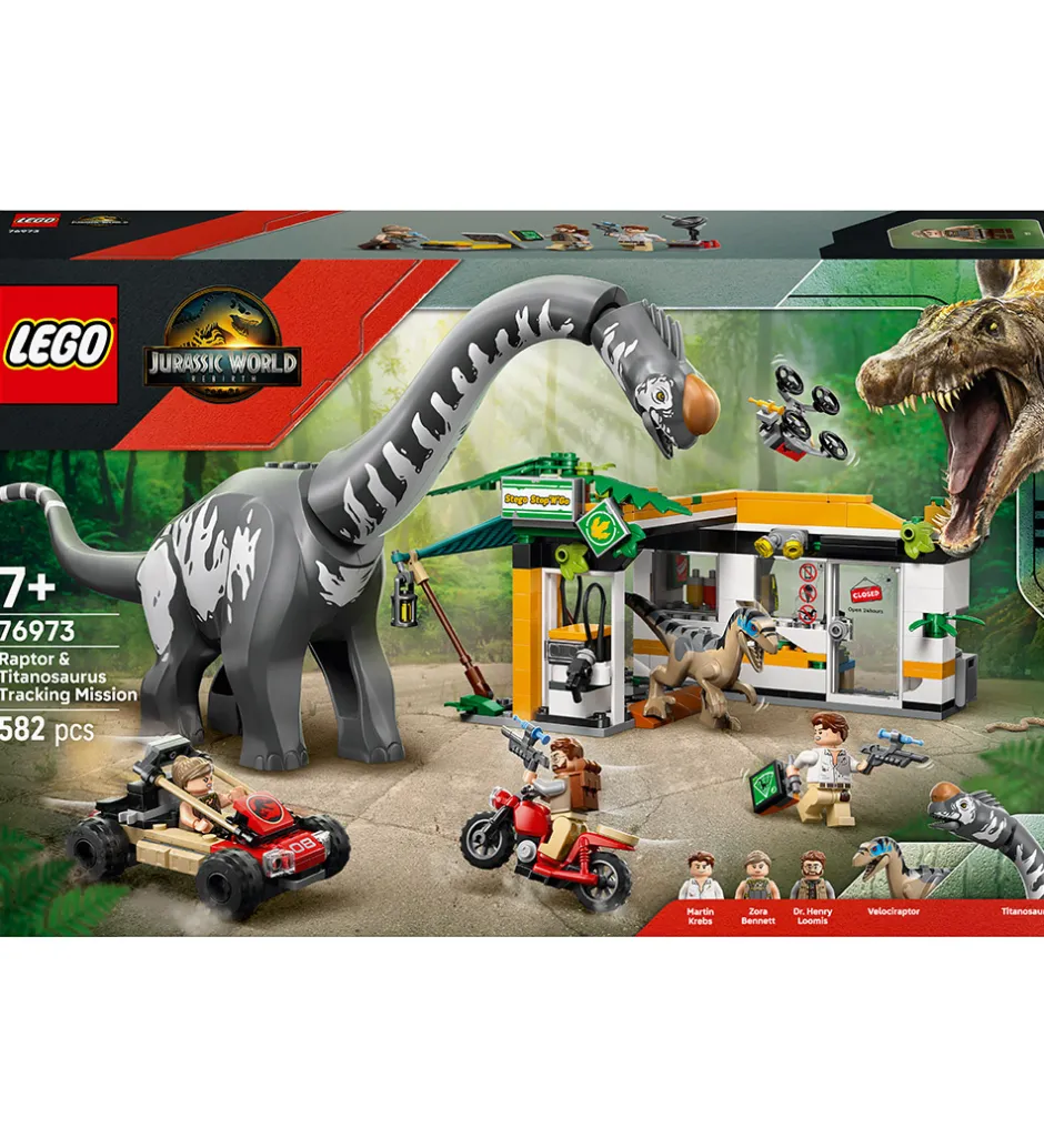 Jurassic World - Sporingsmission: Rapt... 76973 - 582 Dele>LEGO® Discount