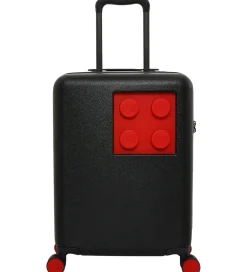LEGO® Kuffert - Brick 2x2 - 20" - Sort/Bright Red>LEGO® Tasker Online