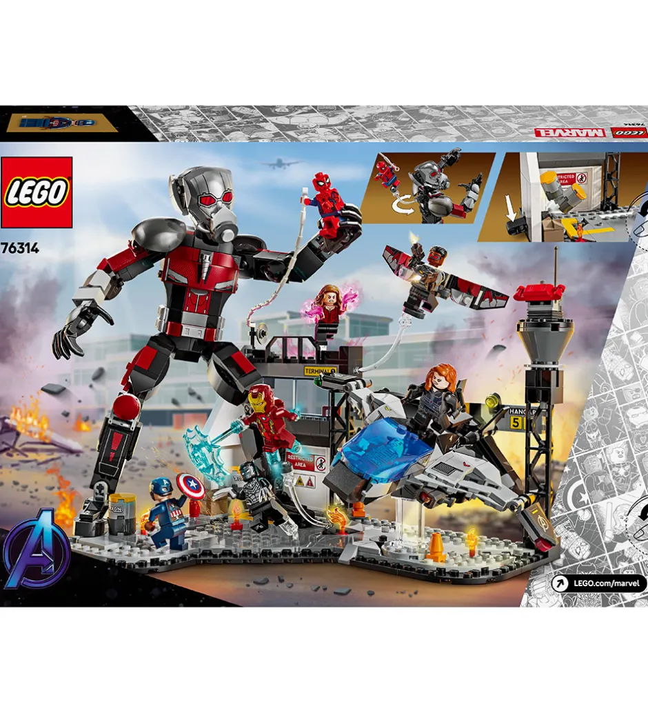 Marvel - Captain America Civil War-Act... 76314 - 736 Dele>LEGO® Discount