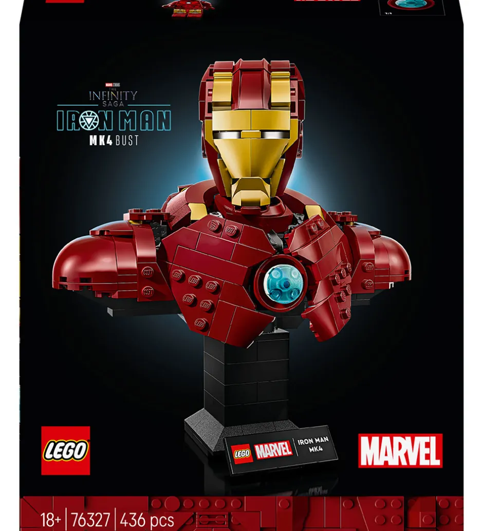 Marvel - Iron Man MK4-buste 76327 - 436 Dele>LEGO® Clearance