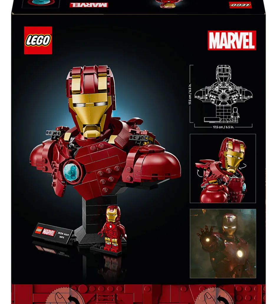 Marvel - Iron Man MK4-buste 76327 - 436 Dele>LEGO® Clearance