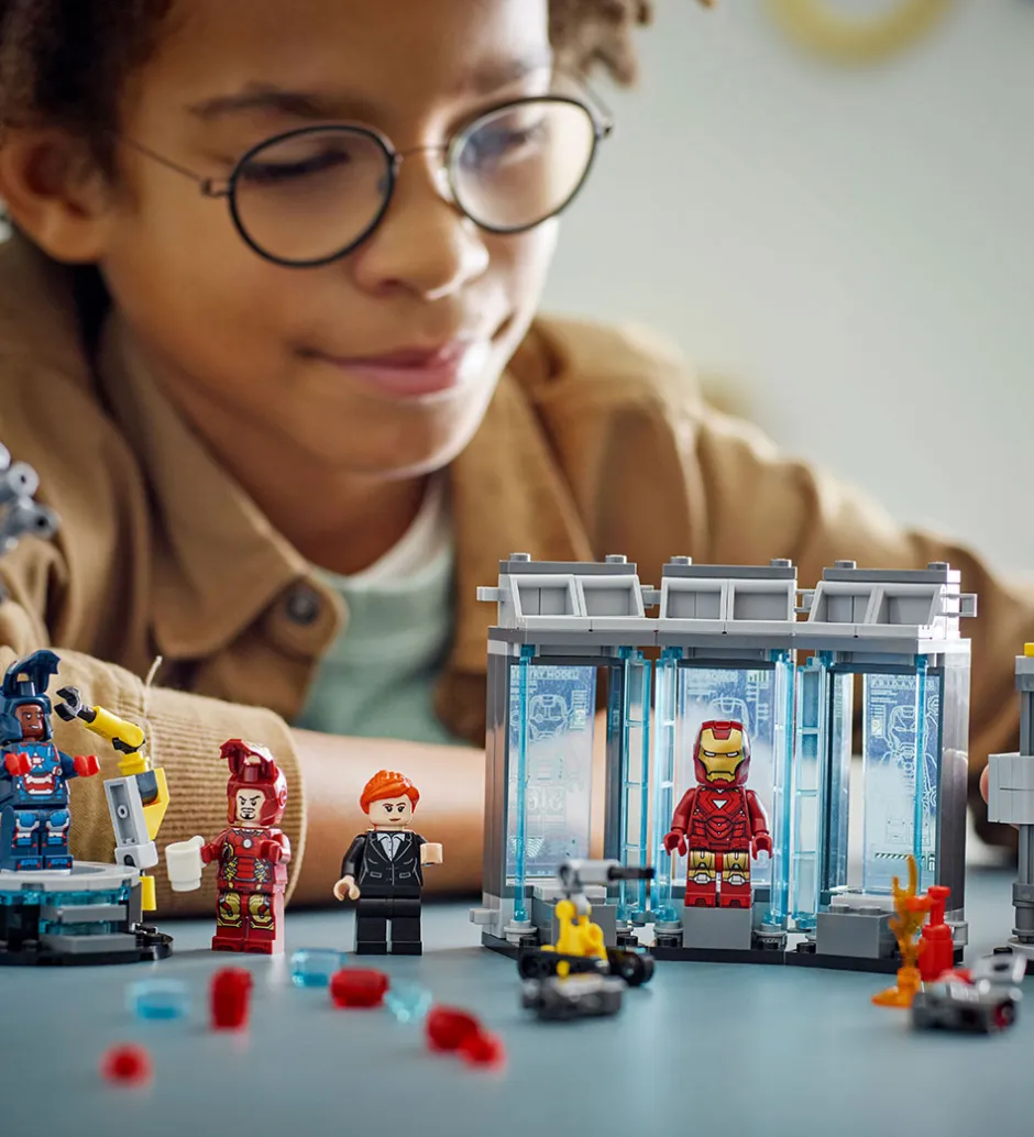 Marvel - Iron Mans Laboratorium: Dragt... 76315 - 384 Dele>LEGO® Clearance