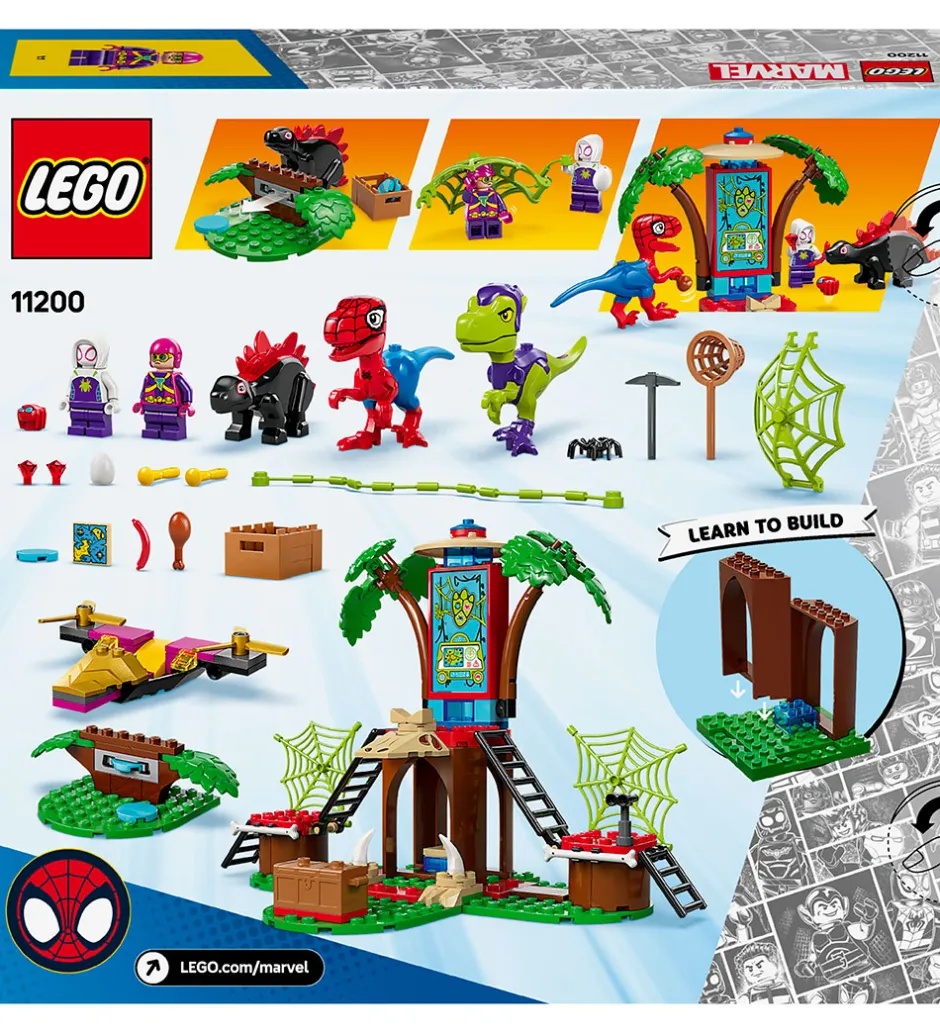 Marvel - Spidey og Gobbys Raptorkamp v... 11200 - 143 Dele>LEGO® Hot