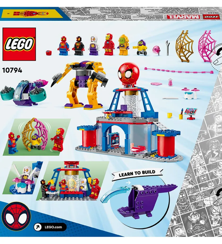 Marvel - Team Spideys Netspinder-Hoved... 10794 - 193 Dele>LEGO® Outlet