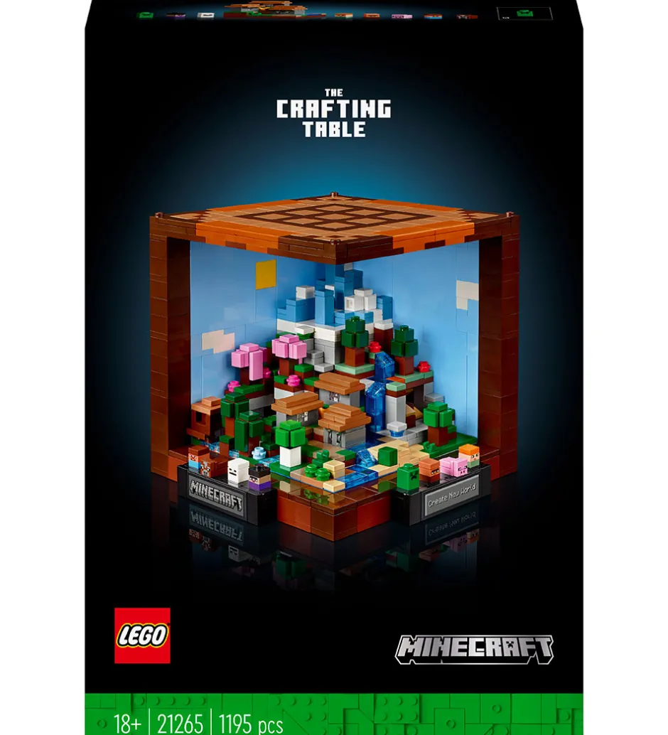 Minecraft - Craftingbordet 21265 - 1195 Dele>LEGO®