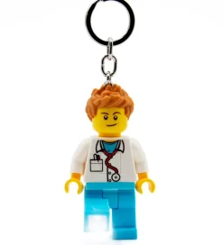 Nøglering m. Lommelygte - Male Doctor>LEGO® Best