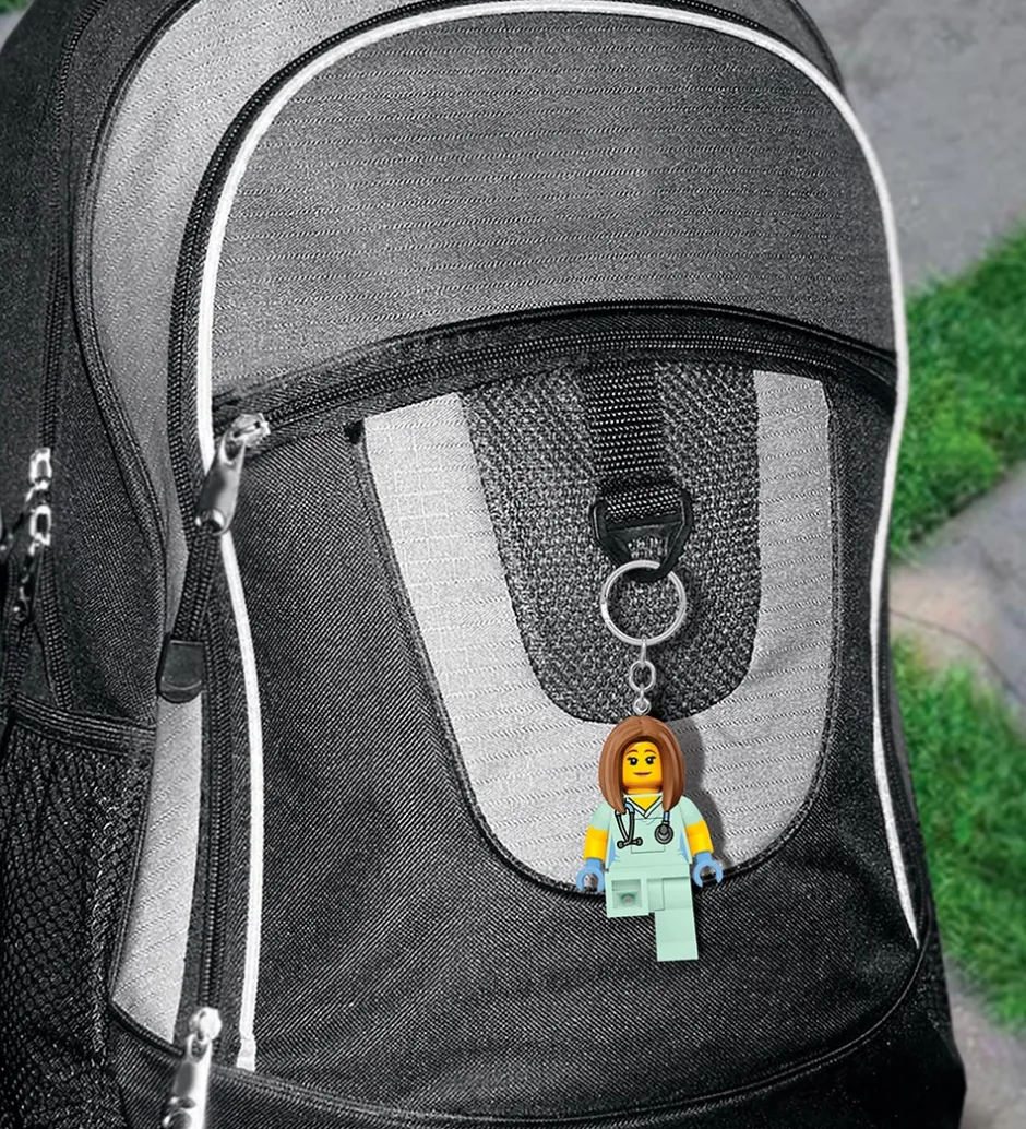 Nøglering m. Lommelygte - Nurse>LEGO® Discount