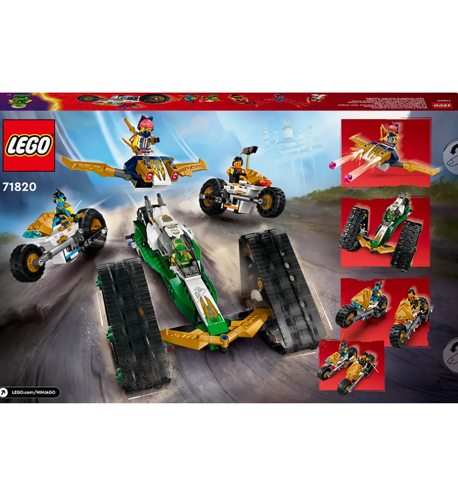 Ninjago - Ninjateamets Kombikøretøj 71820 - 576 Dele>LEGO® Sale