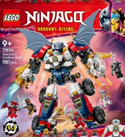 Ninjago - Zanes Ultrakombirobot 71834 - 4-i-1 - 1187 Dele>LEGO®