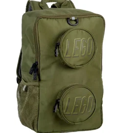 Skoletaske - Signature Brick - 18 L - Olive>LEGO® Discount
