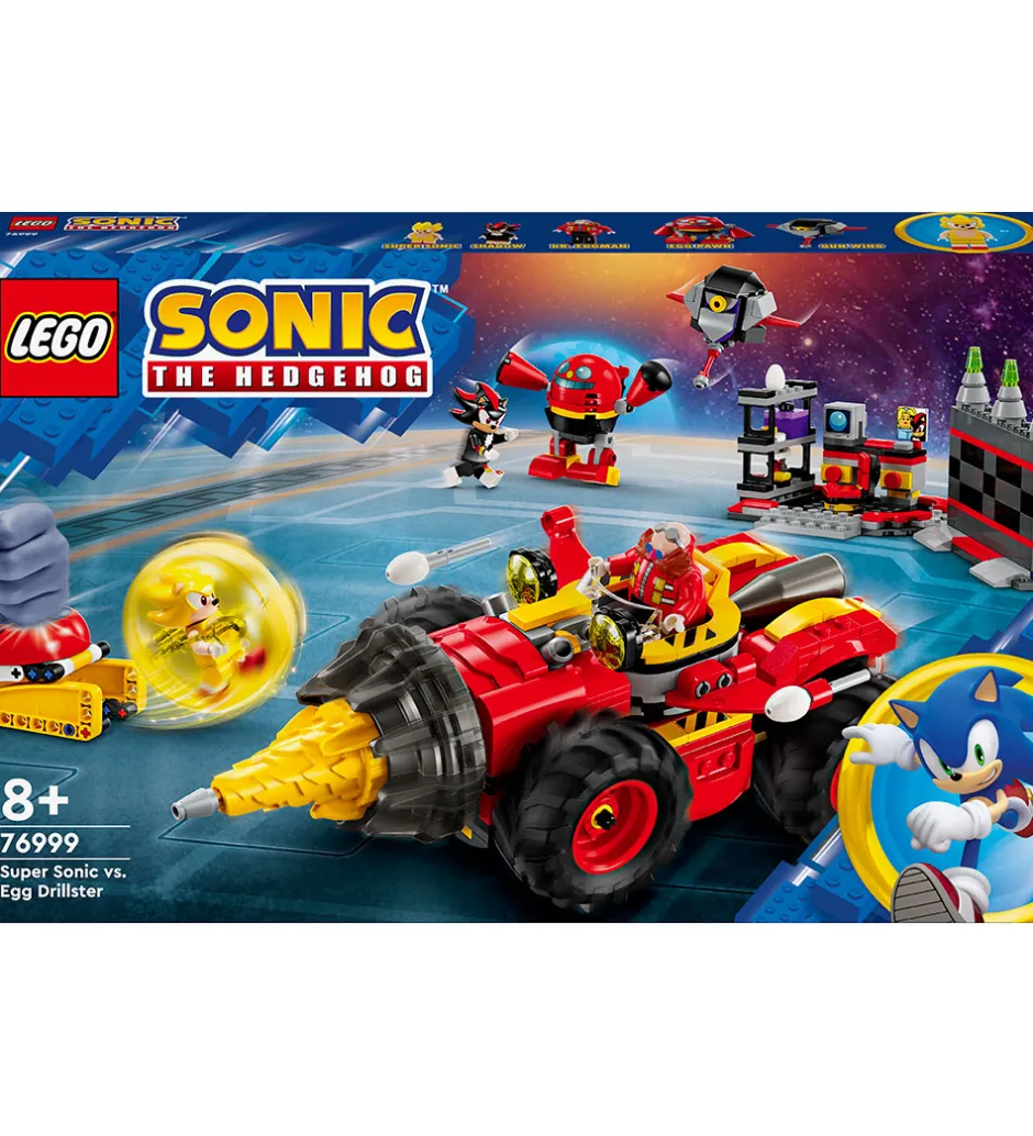 Sonic The Hedgehog - Super Sonic Med E... 76999 - 590 Dele>LEGO® Discount