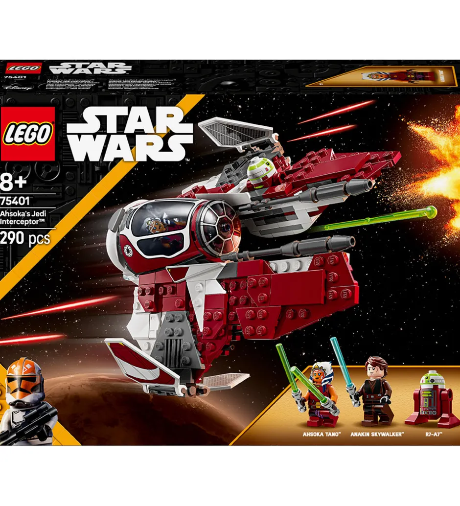 Star Wars - Ahsoka's Jedi Interceptor 75401 - 290 Dele>LEGO® Clearance