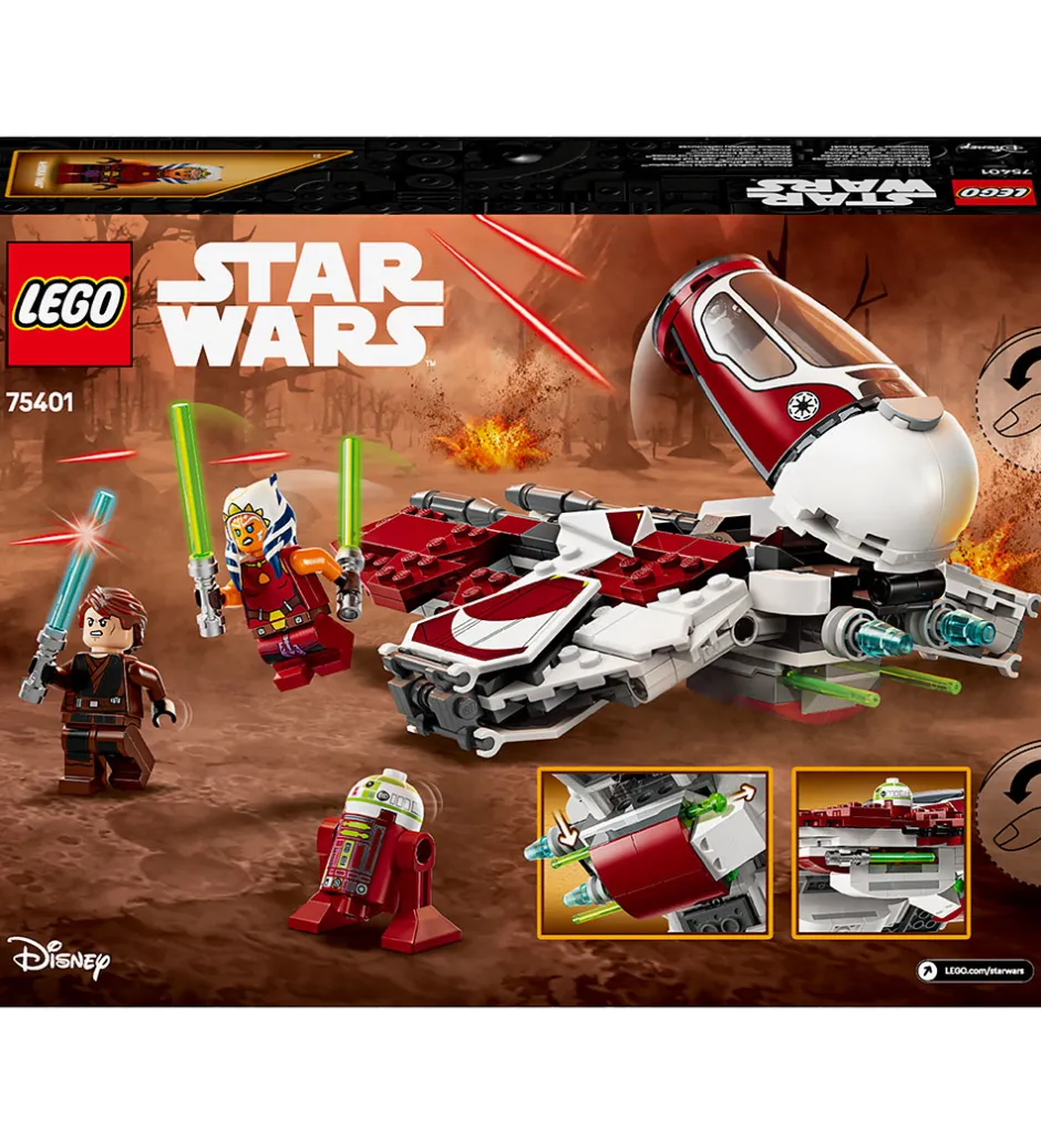 Star Wars - Ahsoka's Jedi Interceptor 75401 - 290 Dele>LEGO® Clearance