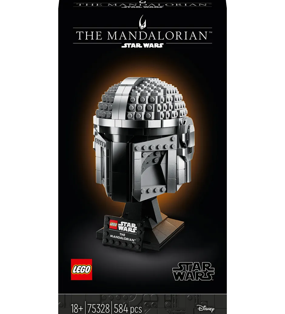 Star Wars - Mandalorianerens Hjelm 75328 - 584 Dele>LEGO®