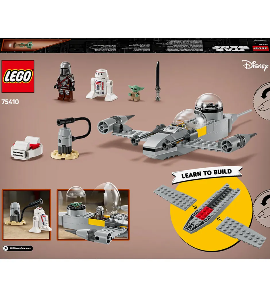 Star Wars - Mando og Grogus N-1-stjerne... 75410 - 92 Dele>LEGO® New