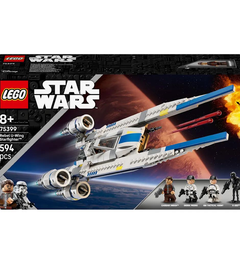 Star Wars - Oprørernes U-Wing-Stjernej... 75399 - 594 Dele>LEGO® Discount