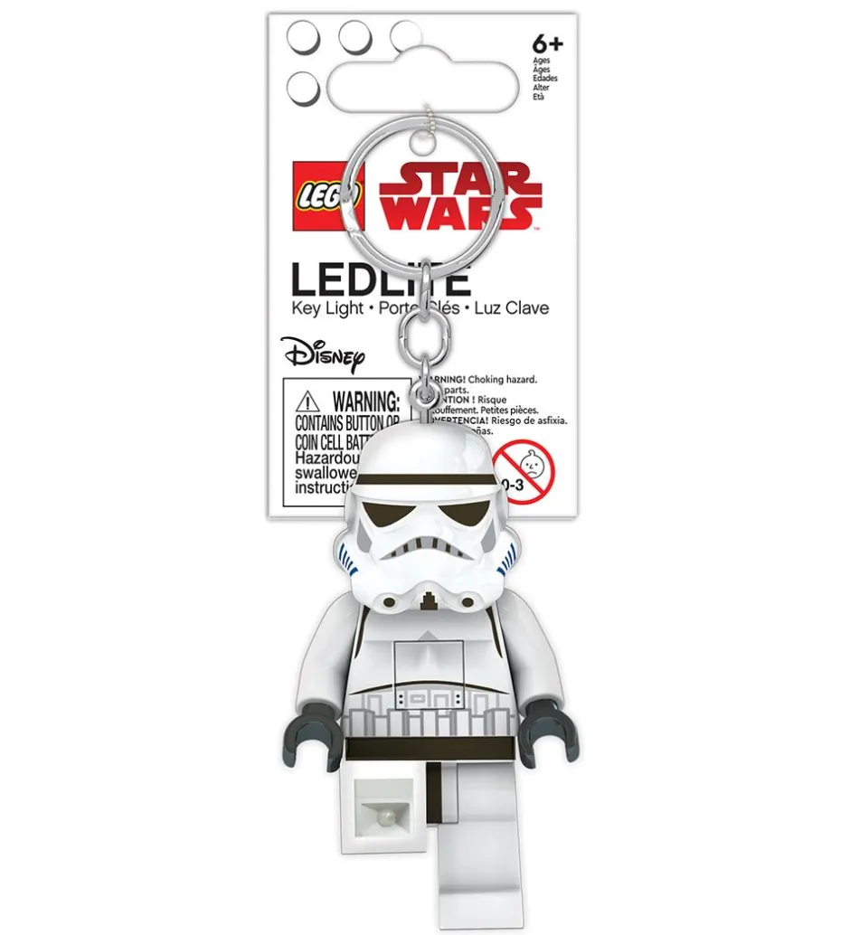 Star Wars Nøglering m. Lommelygte - Stormtrooper>LEGO® New