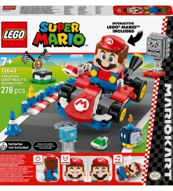 Super Mario - Mario Kart Interaktiv Mario 72043 - 278 Dele>LEGO® Hot
