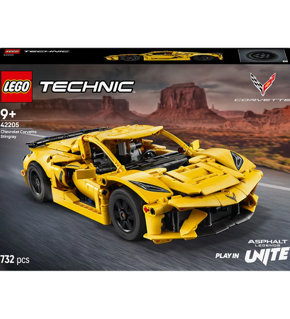 Technic - Chevrolet Corvette Stingray 42205 - 732 Dele>LEGO® Clearance