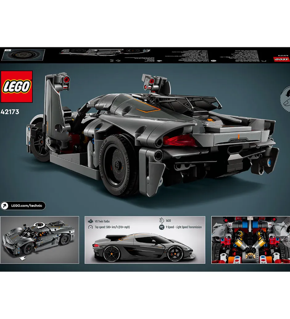 Technic - Koenigsegg Jesko Absolut-hyp... 42173 - 801 Dele>LEGO® Discount